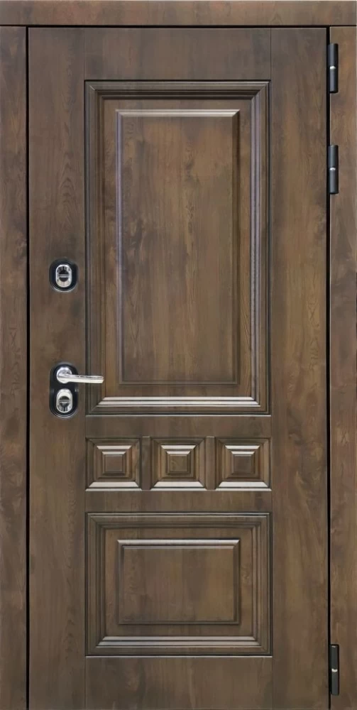 Входная дверь ДвериПРО Аура Лаура-2 (16мм, светлый мореный дуб) DPRO197019 внешняя сторона