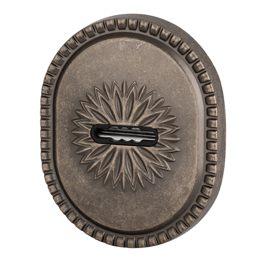 Фото Накладка на сувальдный замок ESC.S-auto.CL/OV (PS-DEC CL) AS-9 античное серебро