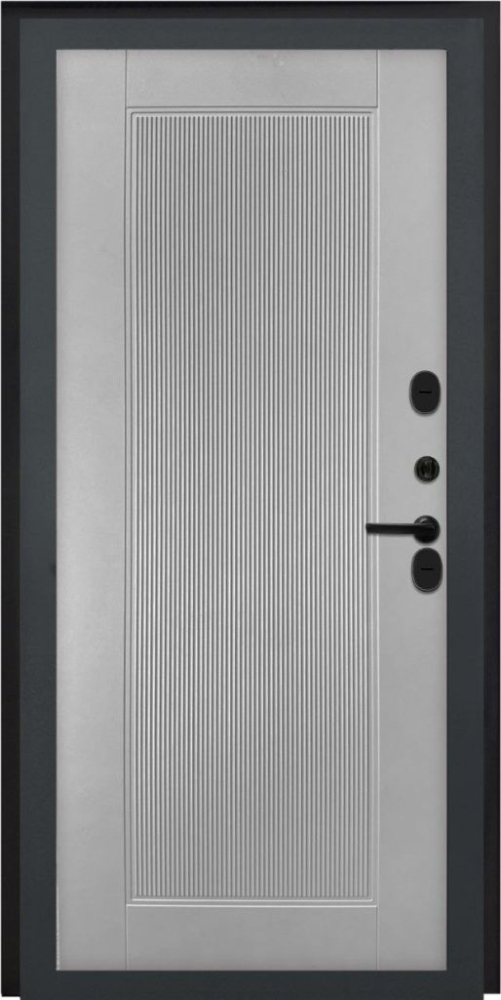 Входная дверь ДвериПРО Модель L-46 ПВХ 10мм Астрод Velutto Grigio DPRO196751 внутренняя сторона