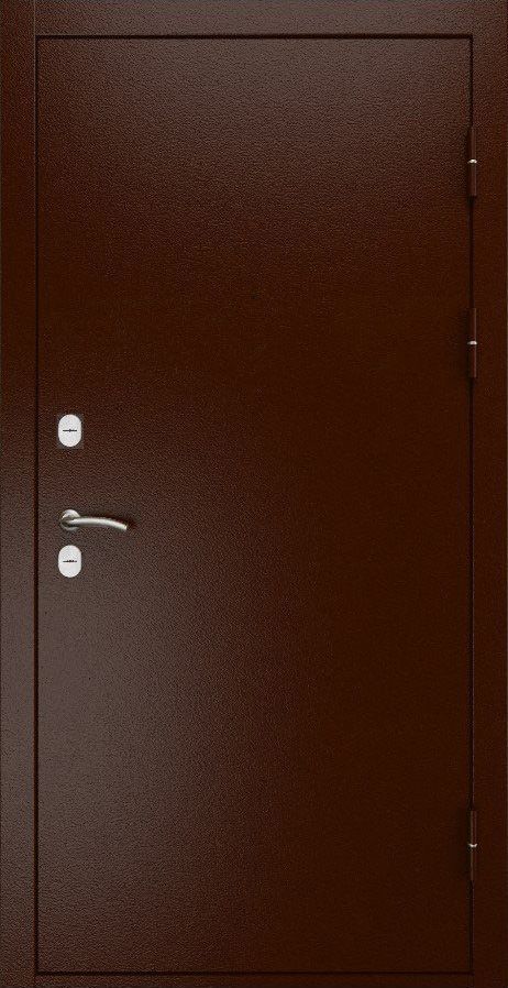 Входная дверь ДвериПРО L Термо Лаура-2 (16мм, мореный дуб) DPRO197015 внешняя сторона