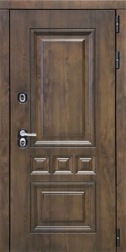 Входная дверь ДвериПРО Аура ФЛЗ-649 капучино (зеркало) DPRO196795 внешняя сторона